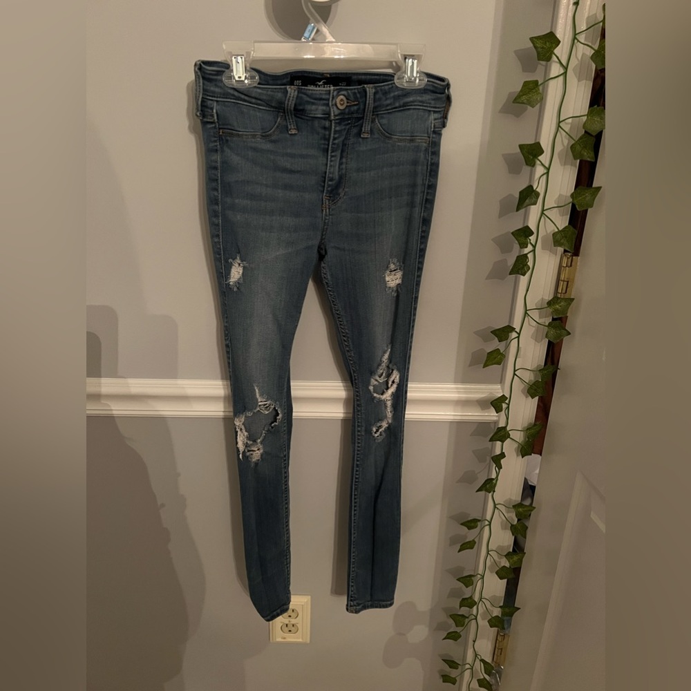 Hollister, mid rise, jeans leggings